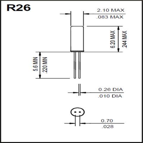 Raltron晶振,石英晶振,R26晶振 Raltron晶振,石英晶振,R26晶振