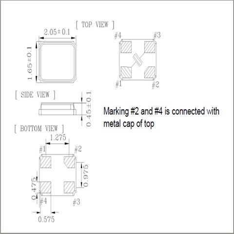 XZAEECNANF-26.000000|臺(tái)灣泰藝晶振|2016mm|26.000MHz