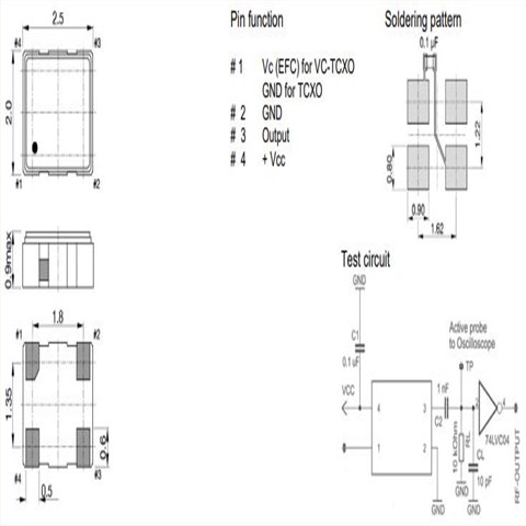 VTX25-33-LN2u0-26.000MHz,2520mm晶振,6G無線網(wǎng)絡(luò)晶振