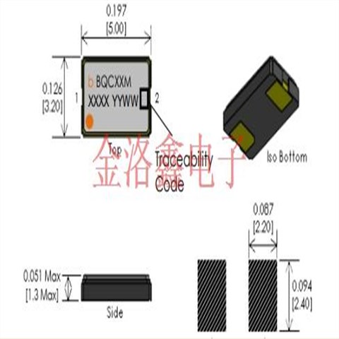 BQCSV-80MF-BCDFT,Bliley無(wú)源晶振,5032石英晶體,BQCSV晶振