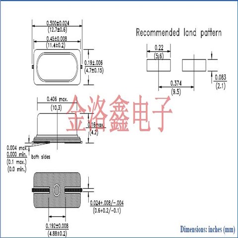 ABLS-16.384MHz-30-D(N)4(3)H(Y)-,49SMD晶振,ABLS歐美晶振