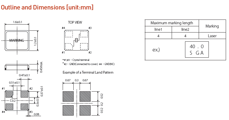 進口石英晶體諧振器,1612mm超小尺寸晶振,CSX-1612晶振 進口石英晶體諧振器,1612mm超小尺寸晶振,CSX-1612晶振