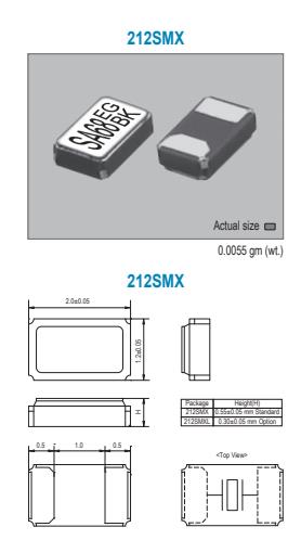 SMI晶振,212SMX晶振,無(wú)源貼片晶振 SMI晶振,212SMX晶振,無(wú)源貼片晶振