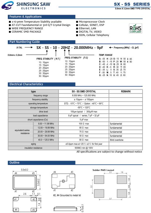 SX - SS 11 SX - SS 11
