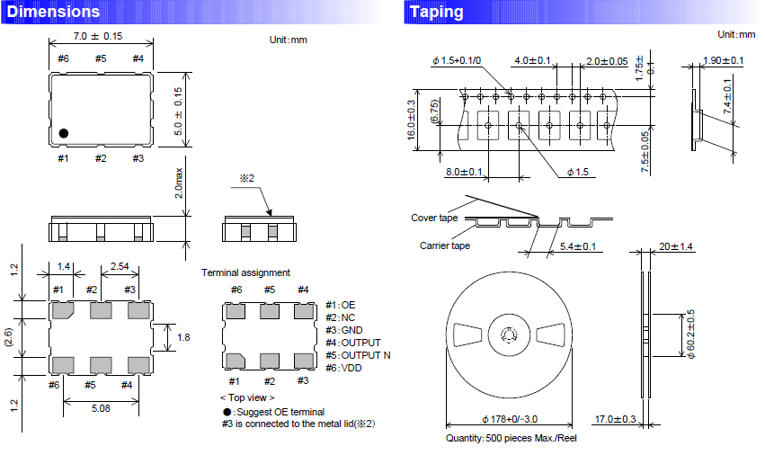 FCXO75HC_7_5 OSC FCXO75HC_7_5 OSC