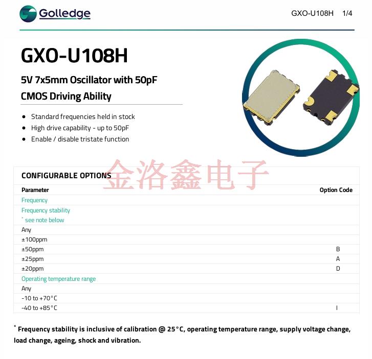 GXO-U108H GXO-U108H