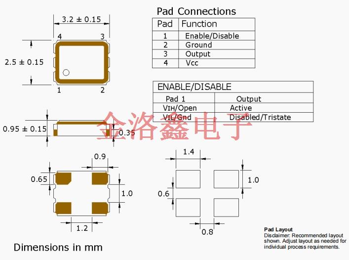 SM44J 3225 3.3V SM44J 3225 3.3V