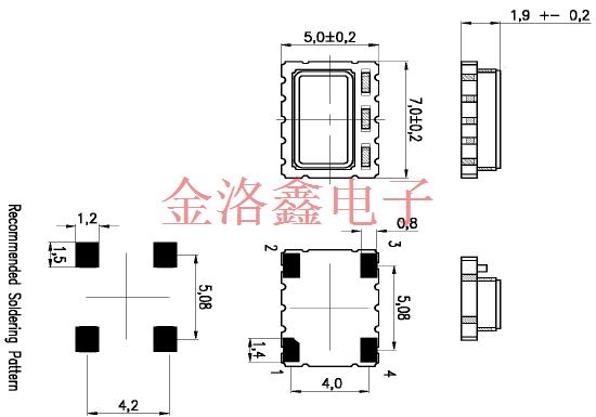 T-75 7050 TCXO T-75 7050 TCXO